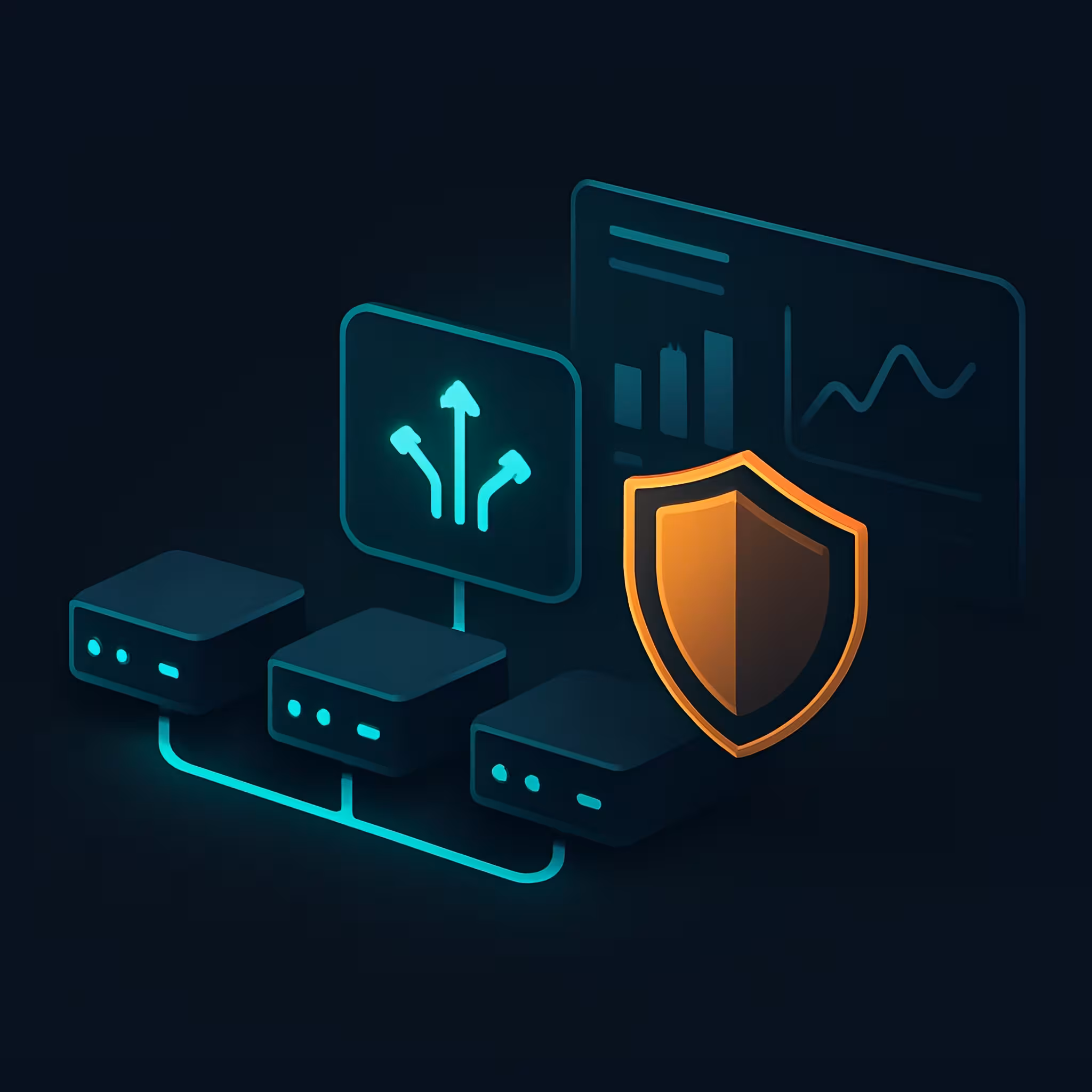 global edge network illustration with glowing nodes to represent k3s cluster